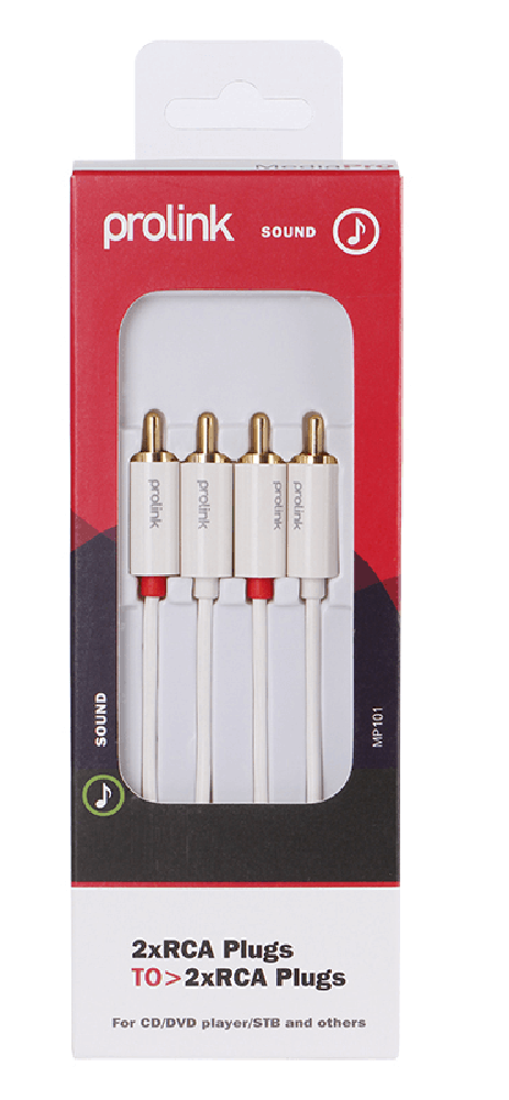 MP101  2xRCA ΑΡΣΕΝΙΚΑ - 2x RCA ΑΡΣΕΝΙΚΑ - 2.0m